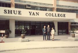 An unidentified guest visited Shue Yan College