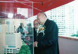 Mr. Tung Chee-hwa presided over the ground-breaking ceremony for the Residential and Amenities Co...