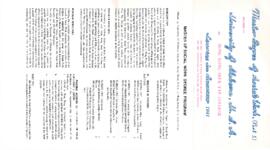 Prospectus of Summer Course 1981, Master Degree of Social Work, (Part 1), offered by the Universi...
