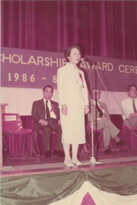 Shue Yan College Scholarship Award Ceremony 1986-1987