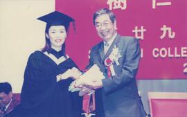 Officiating guest, Prof. Xu Jialu at the 29th Shue Yan College Graduation Ceremony