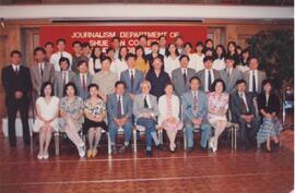 Department of Journalism 1992 graduation dinner