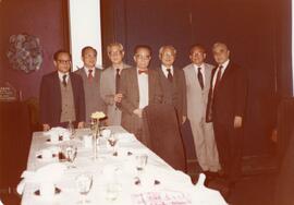 胡鴻烈博士與其他大學教授聚會