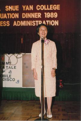 Department of Business Administration 1989 Graduation Dinner