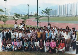 Shue Yan teaching staff and students representatives visited The Jubilee Sports Centre (now Hong ...