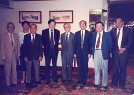 Dr. Henry Hu met with Dr. Yang Chen Ning at a private event