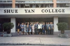 Principals of local middle schools (including Mr. Tsang Yok-sing) visited Shue Yan College