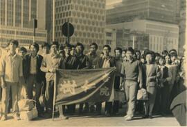 Dr. Chung Chi-yung and Shue Yan students went on a march