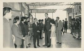 Sir Murray MacLehose made a private visit to Shue Yan College (secondary section)