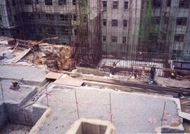 Construction progress of the Library Complex Building