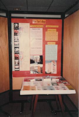 A booth showing Shue Yan College's program
