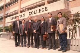 Unidentified guests visited Shue Yan College