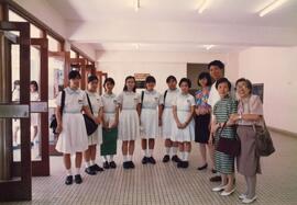 Unidentified guests visited [Shue Yan Secondary School]