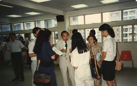 Unidentified guests visited Shue Yan College