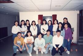 Dr. Henry Hu and Shue Yan students