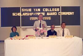 Shue Yan College Scholarship Award Ceremony 1985-1986