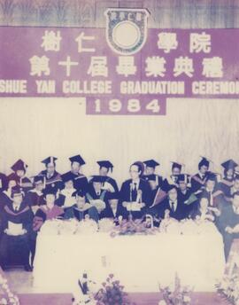 Officiating guest, Mr. Michael Leung Man-kin at the 10th Shue Yan College Graduation Ceremony