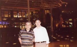 Professor Wong Mong Hea and Visiting Scholar 1 = 黃夢曦教授與訪問學者 1