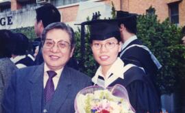 Professor Wong and Graduates 30 = 黃夢曦教授和畢業生們 30