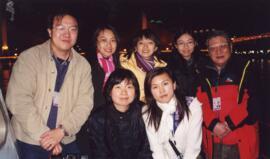Professor Wong Mong Hea and students 2 = 黃夢曦教授和學生們 2